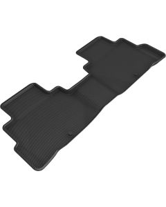 3D MAXpider 19-21 Nissan Murano Kagu 2nd Row Floormats - Black - L1NS12721509