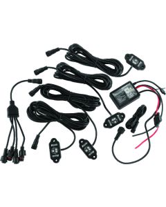 DragonFire Racing Rgb Rock Light Kit Bt 4 Pc - 522011