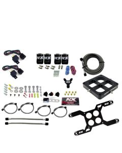 Nitrous Express Dry Quad Stage Billet Crossbar Plate System 100-2000hp (4500 Flange) w/o Bottle - 66447-00