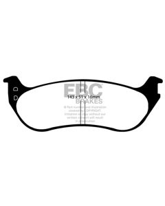 EBC 06-10 Ford Explorer 4.0 2WD Yellowstuff Rear Brake Pads - DP41805R