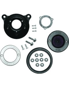 S&S Cycle 08-16 Touring/16-17 Softail Stealth Air Stinger Kit w/ S&S Ring - 170-0715A
