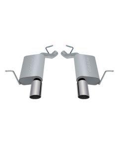 Gibson 11-18 Jeep Grand Cherokee Laredo 3.6L 2.25in Axle-Back Dual Exhaust - Aluminized - 17407