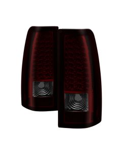 Xtune Chevy Silverado 1500/2500/3500 99-02 LED Tail Lights Red Smoke ALT-ON-CS99-LED-RS - 5011763