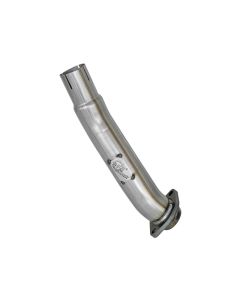 aFe Twisted Steel 2in Stainless Steel Loop Delete Down-Pipe 2018+ Jeep Wrangler (JL) V6 3.6L - 48-48024
