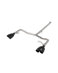 aFe Takeda 21-24 Kia K5 GT L4-2.5L (t) SS Axle-Back Exhaust System w/ Black Tips - 49-37043-B
