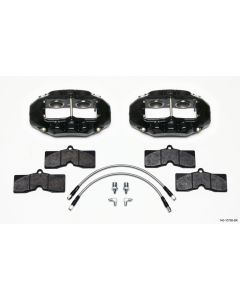 Wilwood D8-4 Front Caliper Kit Black Corvette C2 / C3 65-82 - 140-10789-BK