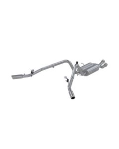 MBRP T409 Stainless Steel 2.5"Catback Dual Split Side Chevrolet | GMC 2500 HD 6.0L EC-SB 2001-2006- - S5010409