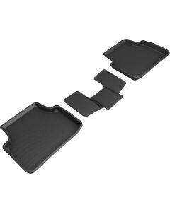 3D MAXpider 2019-2019 Volkswagen Jetta Kagu 2nd Row Floormats - Black - L1VW10121509