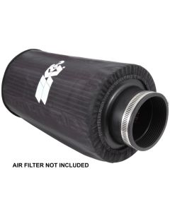 K&N Universal Round Tapered Filter Wrap - Black - 6in Base ID x 4.625in Top ID x 9in Height - RE-0810PK