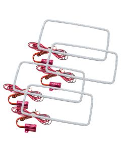 Oracle GMC Sierra 07-13 LED Halo Kit (New Square Ring Design) - White - 2629-001