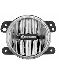 KC HiLiTES 10-18 Jeep JK 4in. Gravity G4 LED Light 10w SAE/ECE Clear Fog Beam (Single) - 1497