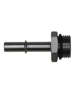 DeatschWerks 10AN ORB Male to 3/8in Male EFI Quick Connect Adapter - Anodized DW Titanium - 6-02-0125