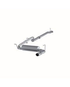 MBRP Aluminized Steel 2.5" Catback Single Rear Exit Jeep Wrangler Rubicon JK 3.6L 2/4 Door 2012-2018 - S5526AL