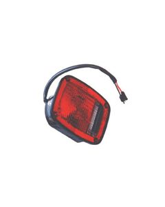 Omix Left Black Tail Lamp 76-80 Jeep CJ Models - 12403.03