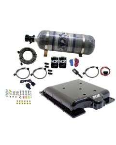 Nitrous Express Dodge Hellcat/Demon Supercharger Lid Nitrous Kit (100-400HP) w/12lb Bottle - 20972-12