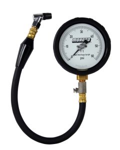 Moroso Tire Pressure Gauge 0-60psi - 4in Display - 1/2 Percent Accuracy - 89562