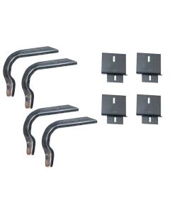 Lund 97-04 Ford F-150 Std. Cab EZ Running Board Mounting Bracket Kit - Brite - 300028