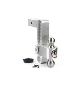 Weigh Safe 180 Hitch 10in Drop Hitch & 2.5in Shank (10K/18.5K GTWR) - Aluminum - LTB10-2.5