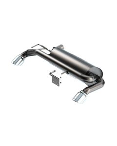Borla 21-22 Ford Bronco 2.7L V6 4WD ATAK Axle Back Exhaust w/ Bright Chrome Tips - 11978