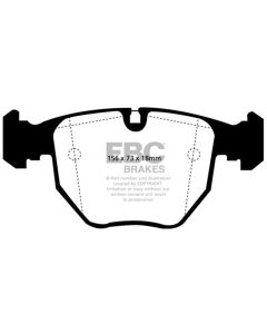 EBC 00-04 BMW M5 5.0 (E39) Yellowstuff Front Brake Pads - DP41036R