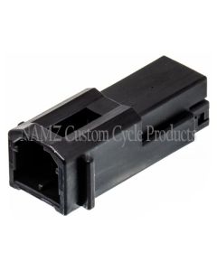 NAMZ AMP Multilock 2-Position Male Wire Cap Housing (HD 73102-96BK) - NA-174460-2