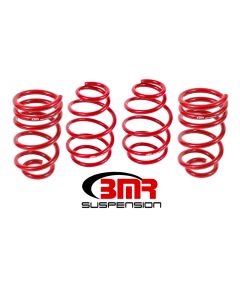 BMR 10-15 5th Gen Camaro V8 Lowering Spring Kit (Set Of 4) - Red - SP019R