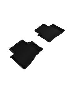 3D MAXpider 2014-2020 Acura RLX Kagu 2nd Row Floormats - Black - L1AC00721509