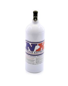 Nitrous Express 5lb Bottle w/Motorcycle Valve (5.25 Dia x 16.14 Tall) - 11055