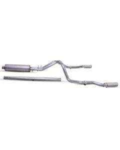 Gibson 19-23 Silverado/GMC Sierra 1500 5.3L Crew Cab Cat-Back Dual Extreme Exhaust - 65699