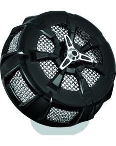 Kuryakyn Alley Cat Air Cleaner Cover Screamin Eagle Stage 1 Kits Gloss Black - 9438