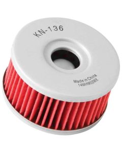 K&N Suzuki / Betamotor 2.375in OD x 1.25in H Oil Filter - KN-136