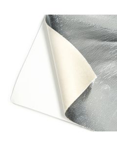 Mishimoto Aluminum Silica Heat Barrier W/ Adhesive Backing, 12in x 24in - MMHP-ASHB-1224
