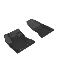 3D MAXpider 2015-2020 Jeep Renegade Kagu 1st Row Floormat - Black - L1JP01311509