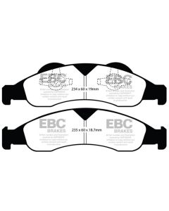 EBC 07-09 Ford Expedition 5.4 2WD Greenstuff Front Brake Pads - DP61803