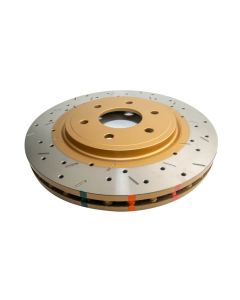 DBA 05-07 Nissan Frontier 4.0L 2WD/4WD Front Drilled & Slotted 4000 Series Rotor - DBA42310XS