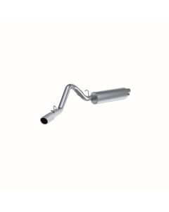 MBRP Aluminized Steel 2.5" Catback Single Side Jeep Wrangler TJ 1997-1999 - S5512AL