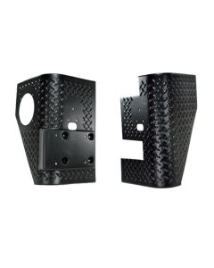 Rugged Ridge Rear Corner Guards Body Armor 97-06 Jeep Wrangler TJ - 11650.02