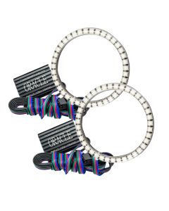 Oracle Chrysler 300/300C/SRT8 11-19 WP LED Projector Fog Halo Kit - ColorSHIFT - 1192-333