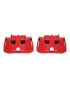 Power Stop 10-17 Ford Expedition Front Red Calipers w/Brackets - Pair - S5236