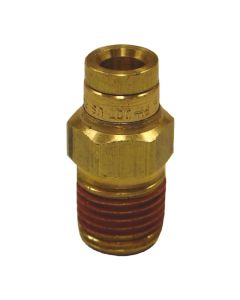 Firestone Male Connector 1/4in. Push-Lock x 1/4in. NPT Brass Air Fitting - 2 Pack (WR17603463) - 3463