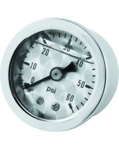Bikers Choice Metallic Face Oil Pressure Gauge 0-60 Psi 1/8 NPT - 210076