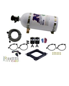 Nitrous Express 4500 Assassin Plate Stage 6 Nitrous Kit (50-300HP) w/10lb Bottle - 67070-10