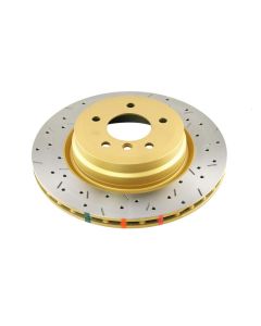 DBA 06+ BMW 335d/335i E90/91/92 Rear Drilled & Slotted 4000 Series Rotor - DBA42859XS