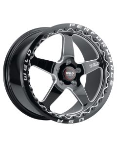 Weld S156 15x10 Ventura 6 Drag 6x139.7 ET38 BS7.00 Gloss BLK MIL DIA 106.1 - S156B0084P38