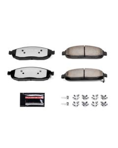 Power Stop 06-10 Jeep Commander Front Z36 Truck & Tow Brake Pads w/Hardware - Z36-1080