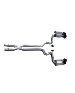 Gibson 18-21 Ford Mustang GT 5.0L Cat-Back Dual Exhuast -Stainless - 619017
