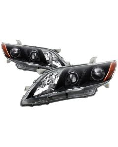 xTune 07-09 Toyota Camry Halogen OEM Headlights - Black (HD-JH-TCAM08-AM-BK) - 9943225