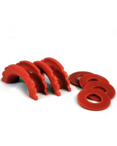 Daystar D-Ring Isolator and Washers Red - KU70057RE