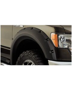 Bushwacker 09-14 Ford F-150 Styleside Max Pocket Style Flares 4pc 67.0/78.8/97.4in Bed - Black - 20927-02