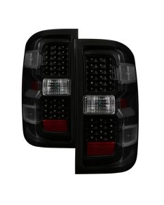 xTune Chevy 1500 14-16 / Silverado 2500HD/3500HD LED Tail Lights - Black Smoked ALT-JH-CS14-LED-BSM - 9036552